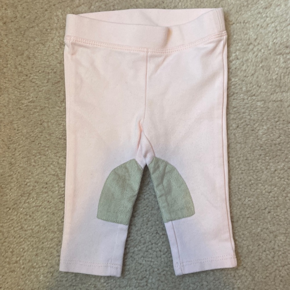 EUC Janie & Jack Pink Equestrian Ponte Pants